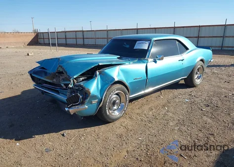 1968 Chevrolet Camaro z USA, uszkodzony, nr VIN 124378L307433